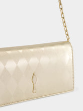 Christian Louboutin Bettina Light Platine Leather Clutch