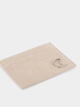 Christian Louboutin Beige Mooncrest Grained Leather Card Holder