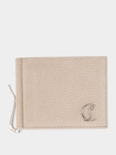 Christian Louboutin Beige Mooncrest Money Clip Wallet