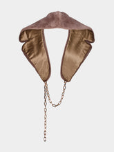 Gabriela Hearst Mocha Demeter Shearling Coat Collar