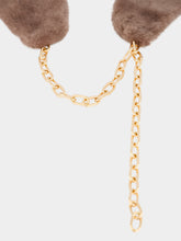 Gabriela Hearst Mocha Demeter Shearling Coat Collar