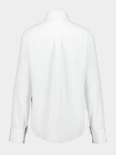Courrèges White Cotton Poplin Button-Up Shirt
