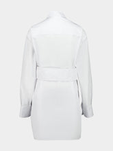 Courrèges White Cotton Mini Shirt Dress