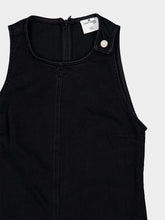 Courrèges Black Heritage Sleeveless Denim Dress