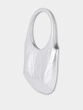 Courrèges Silver Naplack Leather Holy Bag