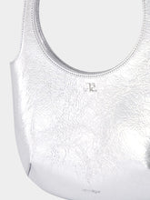 Courrèges Silver Naplack Leather Holy Bag