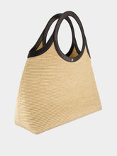 Courrèges Natural Beige Medium Holy Raffia Bag