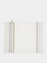 Libeco Oyster Stripe Belgian Towel