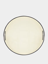 Maison Sarah Lavoine Basile Ecru/Aubergine Tray