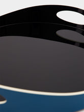 Maison Sarah Lavoine Blue Basile Lacquered Tray