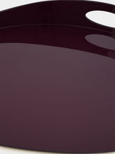 Maison Sarah Lavoine Basile Aubergine/Ecru Tray