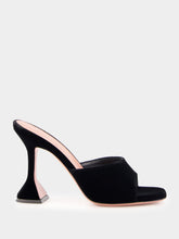 Amina Muaddi Lupita Velvet Mules 95mm
