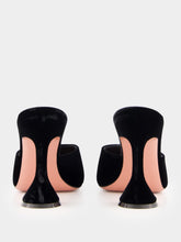 Amina Muaddi Lupita Velvet Mules 95mm