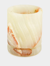 Zaconi Small Onyx T-Light Holder in Serene Green