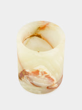 Zaconi Small Onyx T-Light Holder in Serene Green