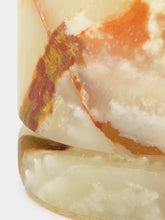 Zaconi Small Onyx T-Light Holder in Serene Green