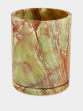 Zaconi Large Onyx T-Light Holder in Serene Green