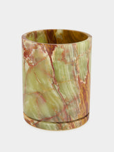 Zaconi Large Onyx T-Light Holder in Serene Green