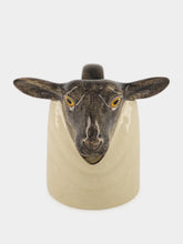 Quail Ceramics Black and White Suffolk Medium Ceramic Jug