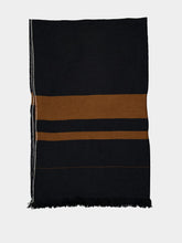 Libeco Oscar Black Throw
