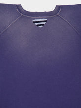 Prada Navy Blue Cotton T-Shirt with Logo Print