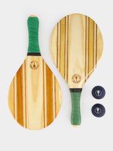 Frescobol Carioca Green Leblon Beach Bat Set