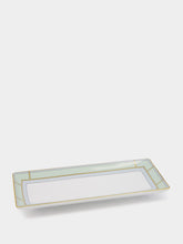 Ginori 1735 Verde Porcelain Diva Rectangular Tray