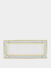 Ginori 1735 Celeste Porcelain Diva Rectangular Tray