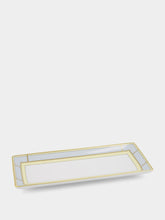Ginori 1735 Celeste Porcelain Diva Rectangular Tray