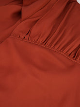 Zimmermann Chestnut Eden Cascading Midi Dress