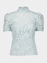 Zimmermann Mint Lace Top
