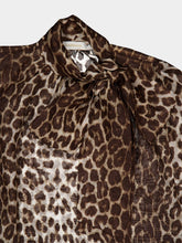 Zimmermann Illustration Leopard Print Billow Blouse