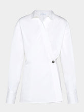 Asymmetric Cotton Poplin Shirt