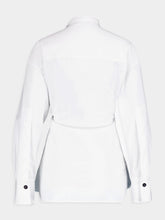 Ferragamo Asymmetric Cotton Poplin Shirt