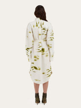 Ferragamo White Blossom Print Shirt Dress