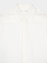 Ferragamo Mascarpone Monogram Silk Shirt