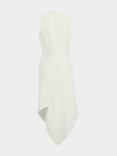 Ferragamo White Sleeveless Midi Dress