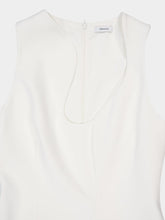 Ferragamo White Sleeveless Midi Dress