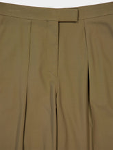 Lead Brown High-Waisted Pleated Trousers | PDP - Fashion Clinic