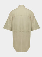 Ferragamo Sand Cotton-Silk Saharan Jacket