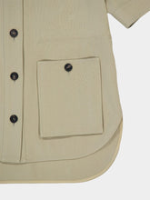 Ferragamo Sand Cotton-Silk Saharan Jacket