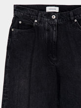 Ferragamo Black Turn-Up Jeans