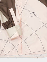 Ferragamo Powder Pink and Cement Silk Shirt