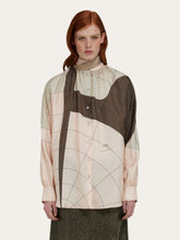 Ferragamo Powder Pink and Cement Silk Shirt