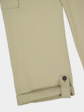 Ferragamo Sand Silk Blend Cargo Trousers
