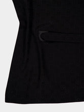 Ferragamo Black Silk Blouse with Waist Detail
