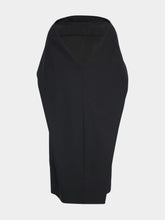 Ferragamo Black Belted Midi Cape Dress