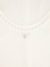 Ferragamo Mascarpone White Fringed Knit Dress