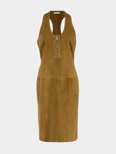 Ferragamo Clay Racer Back Nubuck Dress