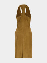 Ferragamo Clay Racer Back Nubuck Dress